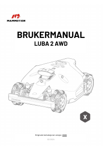 Bruksanvisning Mammotion LUBA 2 AWD Gressklipper