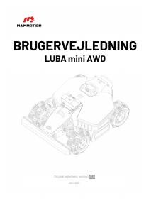 Brugsanvisning Mammotion LUBA Mini AWD Plæneklipper