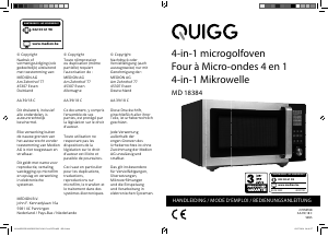 Handleiding Quigg MD 18384 Magnetron