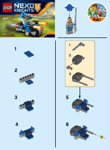 Handleiding Lego set 30371 Nexo Knights Riddersmotor