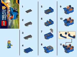 Bedienungsanleitung Lego set 30372 Nexo Knights Robins Mini-Fortrex