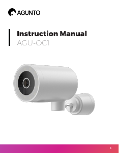 Handleiding Agunto AGU-OC1 IP camera