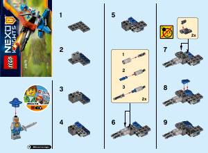 Manual Lego set 30373 Nexo Knights Knighton hyper cannon