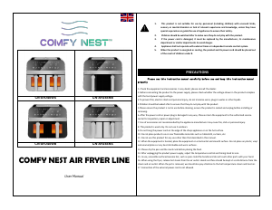 Bedienungsanleitung Comfy Nest CN-AFD45NS Fritteuse