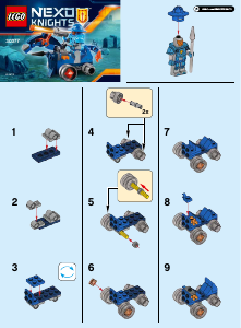 Bedienungsanleitung Lego set 30377 Nexo Knights Motorpferd