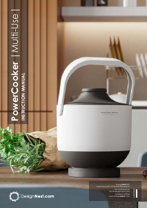 Manual DesignNest PowerCooker Pressure Cooker