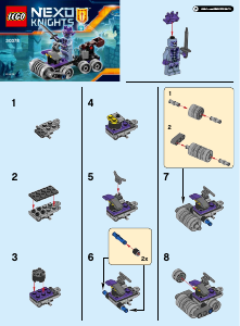 Manual Lego set 30378 Nexo Knights Shrunken headquarters