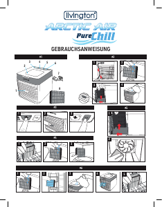Használati útmutató Livington Arctic Air PureChill Ventilátor