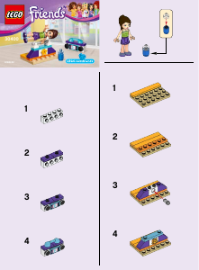 Handleiding Lego set 30400 Friends Gymnastiekbalk