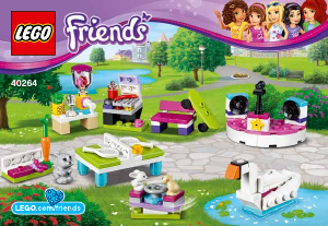 Bruksanvisning Lego set 40264 Friends MWP - ”Bygg mitt Heartlake City” tillbehörsset