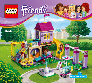 Instrukcja Lego set 41325 Friends Plac zabaw w Heartlake
