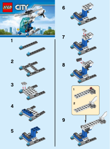 Manuale Lego set 30351 City Elicottero della polizia