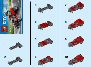 Handleiding Lego set 30354 City Hot rod
