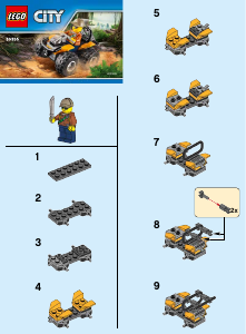 Bruksanvisning Lego set 30355 City Djungel ATV
