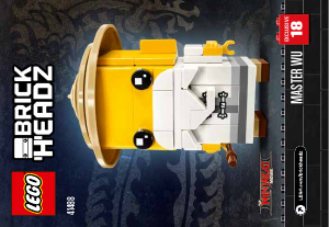 Kullanım kılavuzu Lego set 41488 Brickheadz Master Wu