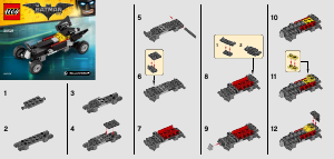 Handleiding Lego set 30521 Batman Movie De mini Batmobile