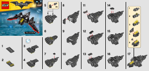 Bruksanvisning Lego set 30524 Batman Movie Mini Batwingen