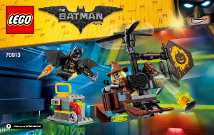 Manual Lego set 70913 Batman Movie Scarecrow fearful face-off