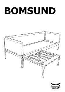 Manuale IKEA BOMSUND (212x149x69) Divano