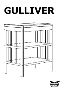 Használati útmutató IKEA GULLIVER Pelenkázó