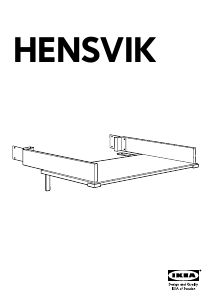 Kasutusjuhend IKEA HENSVIK Mähkimislaud