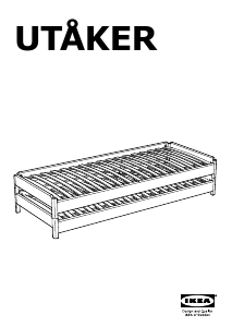 Manual IKEA UTAKER Cadru pat