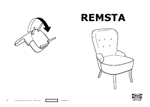 Hướng dẫn sử dụng IKEA REMSTA Ghế bành