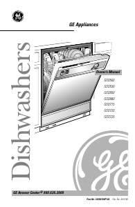 Manual GE GSD500 Dishwasher