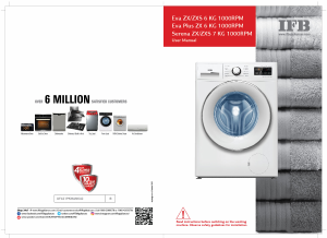 Handleiding IFB Eva ZXS Wasmachine