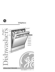 Manual GE GSD4310 Dishwasher