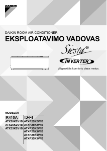 Vadovas Daikin ATXP25K2V1B Oro kondicionierius