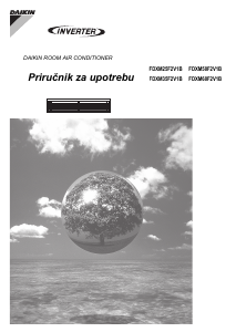 Priručnik Daikin FDXM50F2V1B Klimatizacijski uređaj
