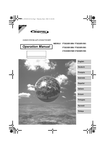 Manual Daikin FTXG35EV1BS Ar condicionado