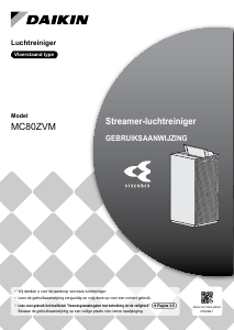 Handleiding Daikin MC80ZVM Luchtreiniger