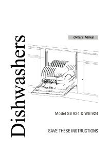 Manual Equator SB924 Dishwasher