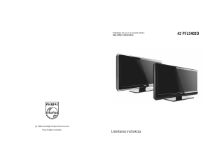 Rokasgrāmata Philips 42PFL3403 Šķidro kristālu televizors