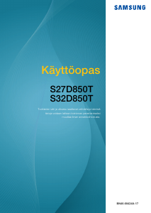 Käyttöohje Samsung S27D850T Nestekidenäyttö