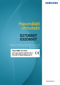Használati útmutató Samsung S27D850T LCD-monitor