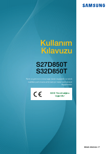 Kullanım kılavuzu Samsung S27D850T LCD ekran
