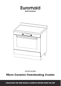 Manual Euromaid EFS9010CERS Range