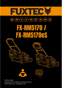 Manual Fuxtec FX-RM5170 Lawn Mower