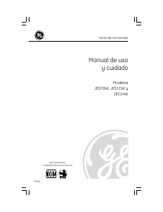 Manual de uso GE JES70W Microondas