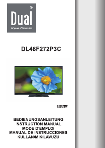 Bedienungsanleitung Dual DL48F272P3C LED fernseher