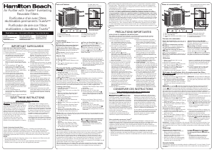 Mode d’emploi Hamilton Beach 20150 Purificateur d'air