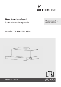 Manual KKT Kolbe TEL350S Cooker Hood