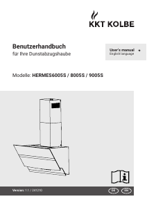 Manual KKT Kolbe HERMES9005S Cooker Hood