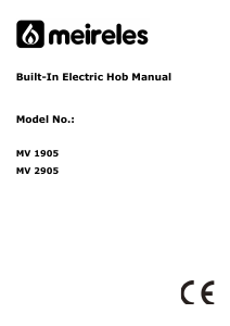 Manual Meireles MV 2905 Hob