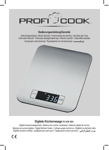 Bedienungsanleitung Proficook PC-KW 1061 Küchenwaage