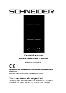 Manual de uso Schneider SCDI30N1S Placa