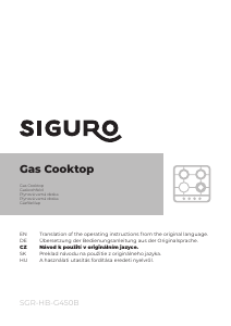 Manuál Siguro HB-G450B Varná deska